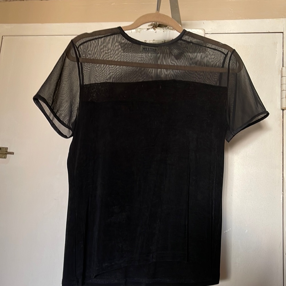 Western Connection Illusion Top So comfy size Large